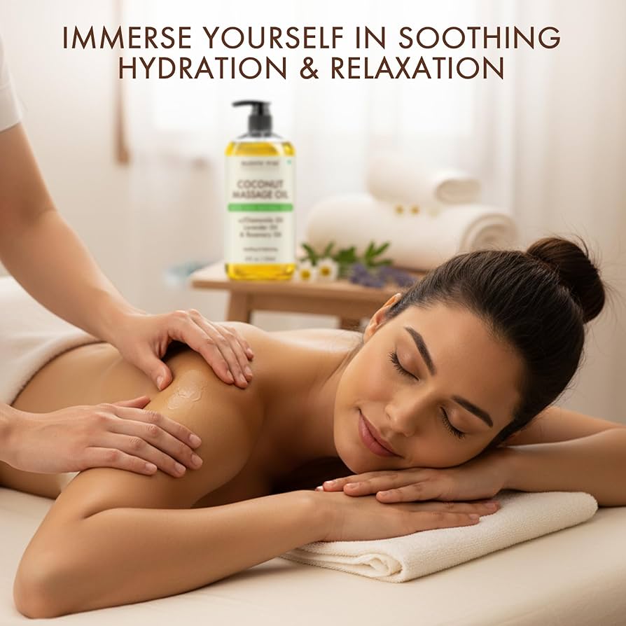 MAGESTIC PURE Coconut Massage Oil