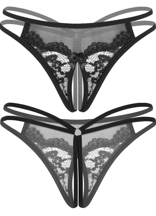 Women Lace Panties Floral